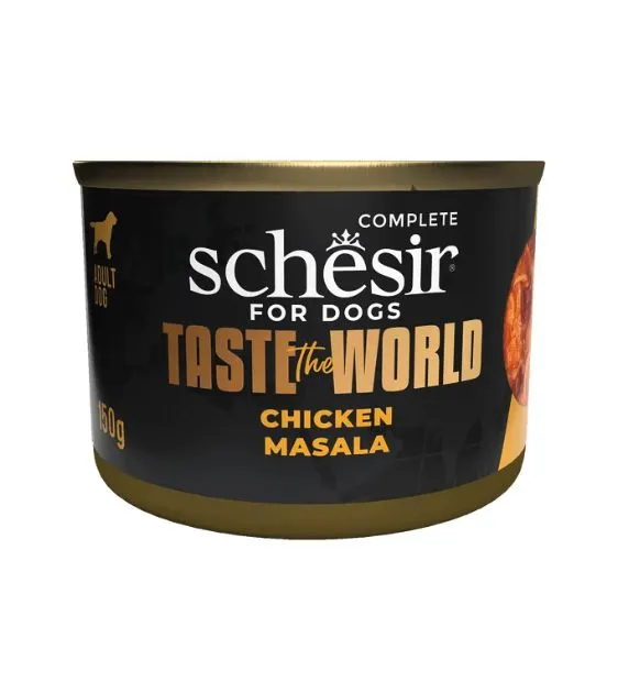 $3.60 ONLY [PWP SPECIAL]: Schesir Taste The World Wet Dog Food (Chicken Masala Adult)