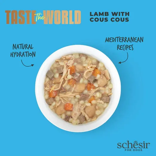 $3.60 ONLY [PWP SPECIAL]: Schesir Taste The World Wet Dog Food (Lamb With Cous Cous)