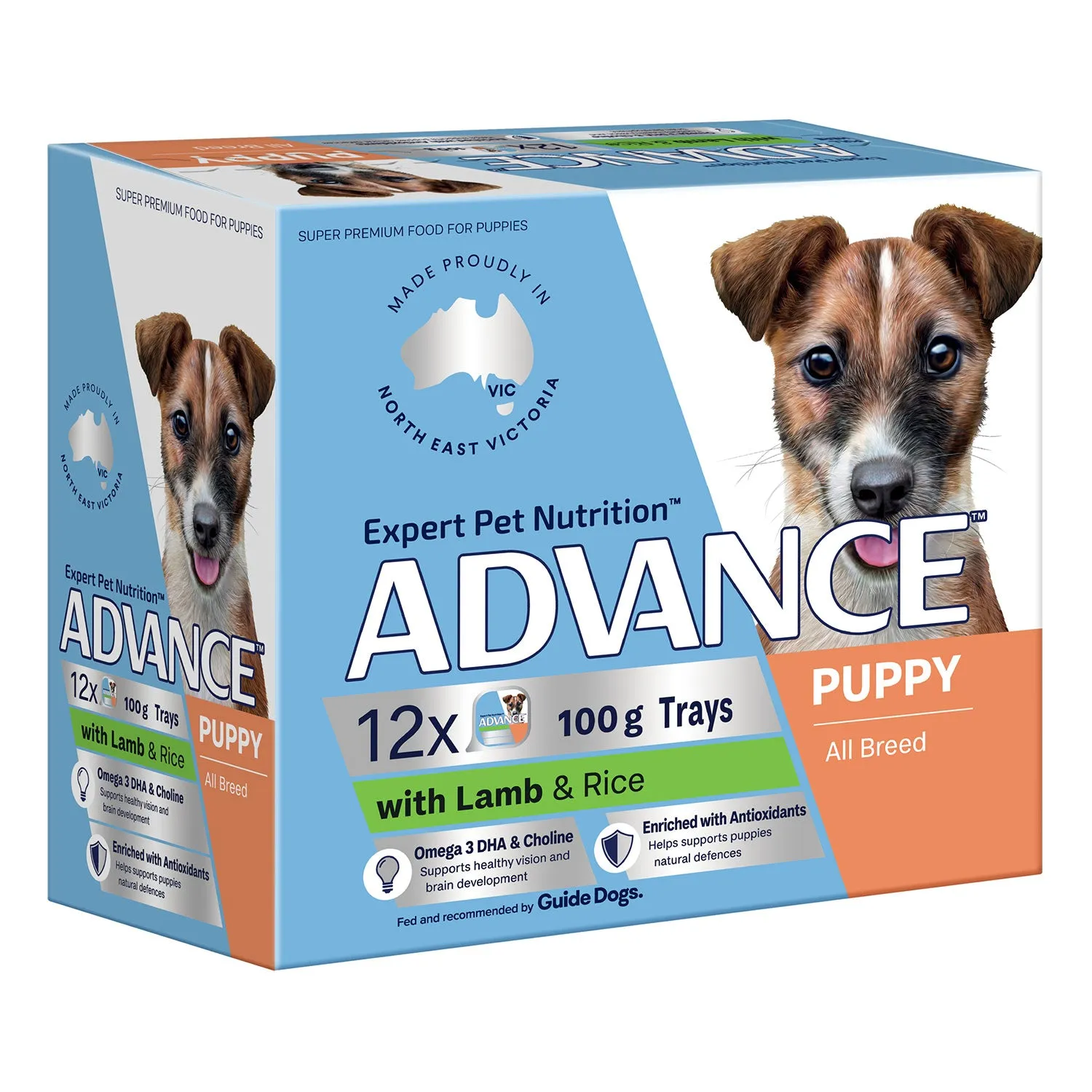 Advance Lamb & Rice Puppy Wet Dog Food Tray