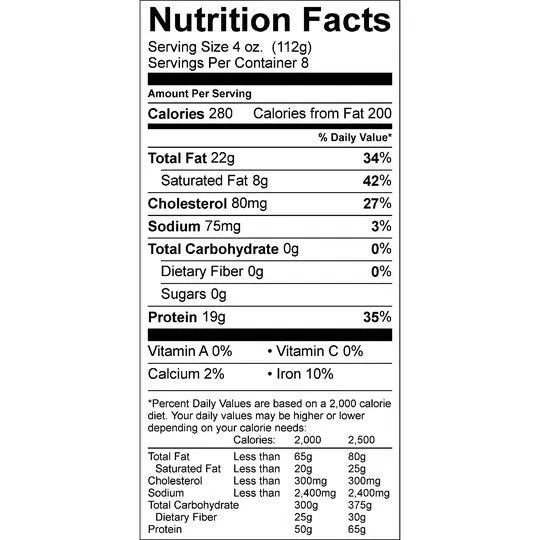 All Natural* 80% Lean/20% Fat Coarse Ground Beef for Chili Tray, 2 lb Tray