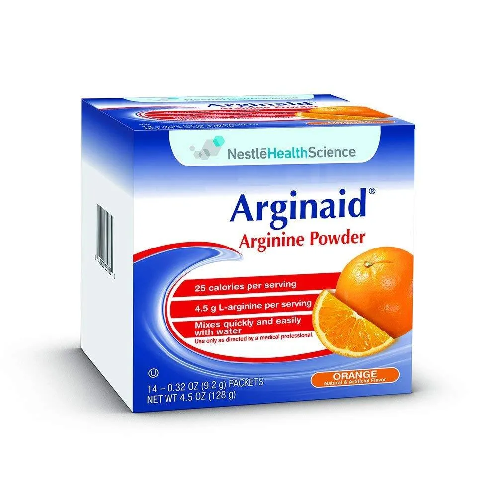 Arginaid Arginine-intensive Orange Flavor Powdered Mix 9.2g Packet