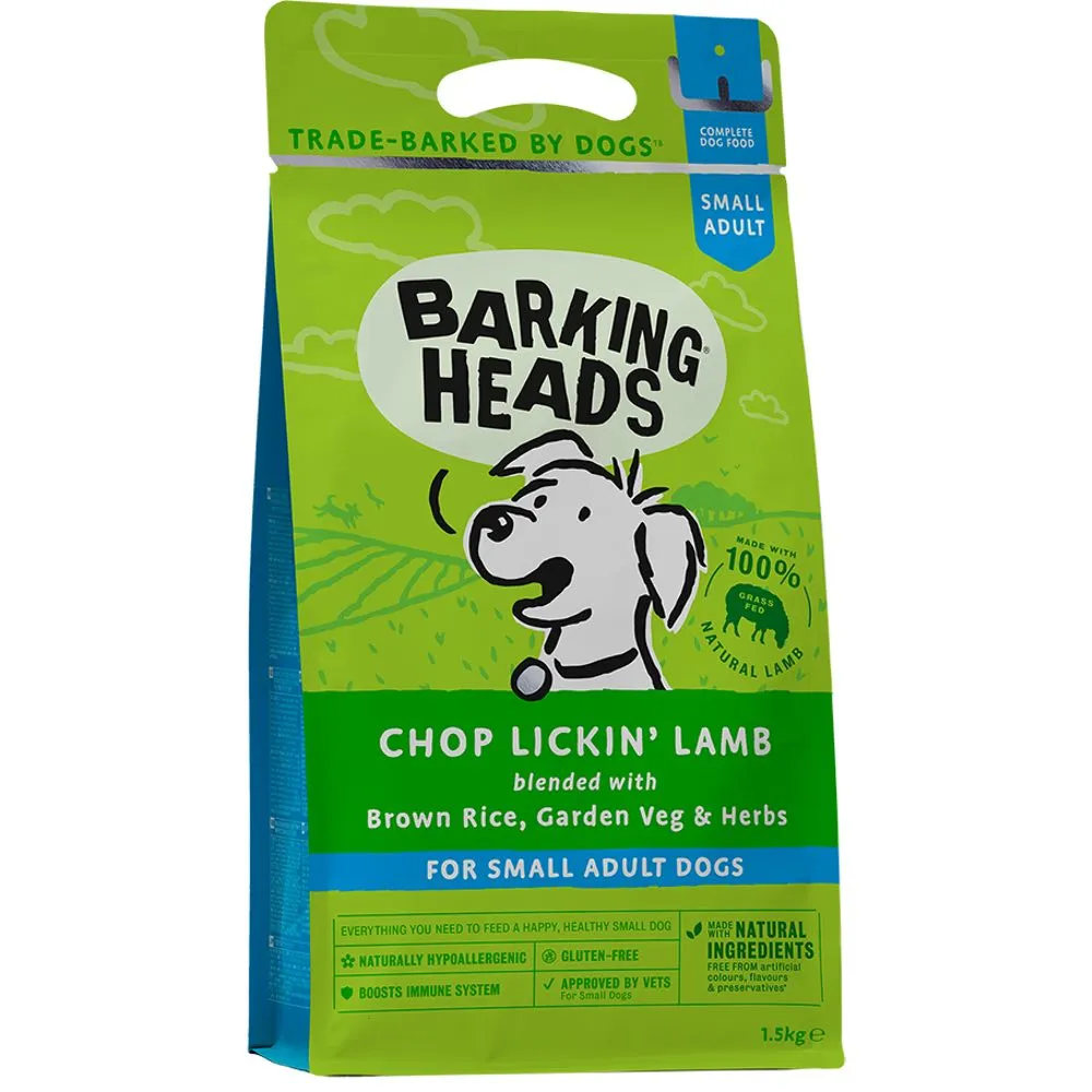 Barking Heads Small Breed Chop Lickin’ Lamb Dry Dog Food