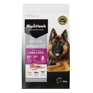 BLACK HAWK LAMB & RICE 20KG