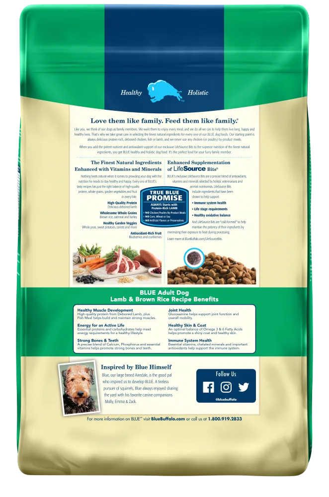 Blue Buffalo Life Protection Lamb & Brown Rice Recipe Adult Dry Dog Food