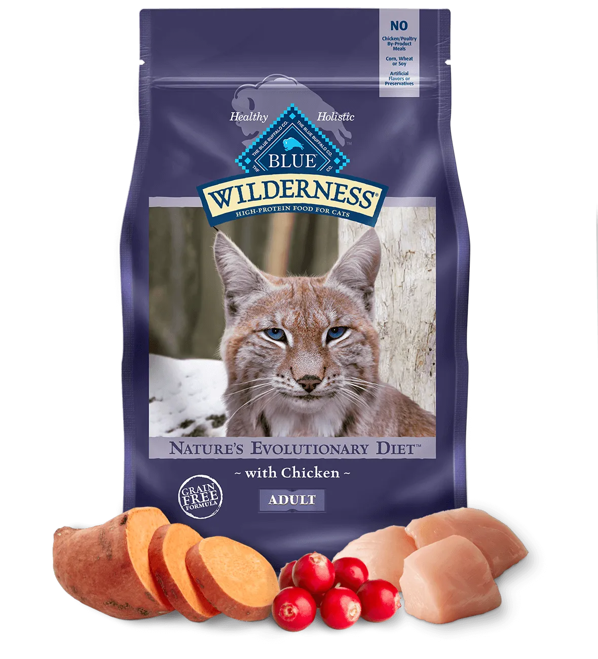 Blue Buffalo Wilderness Grain Free Chicken Recipe Dry Cat Food