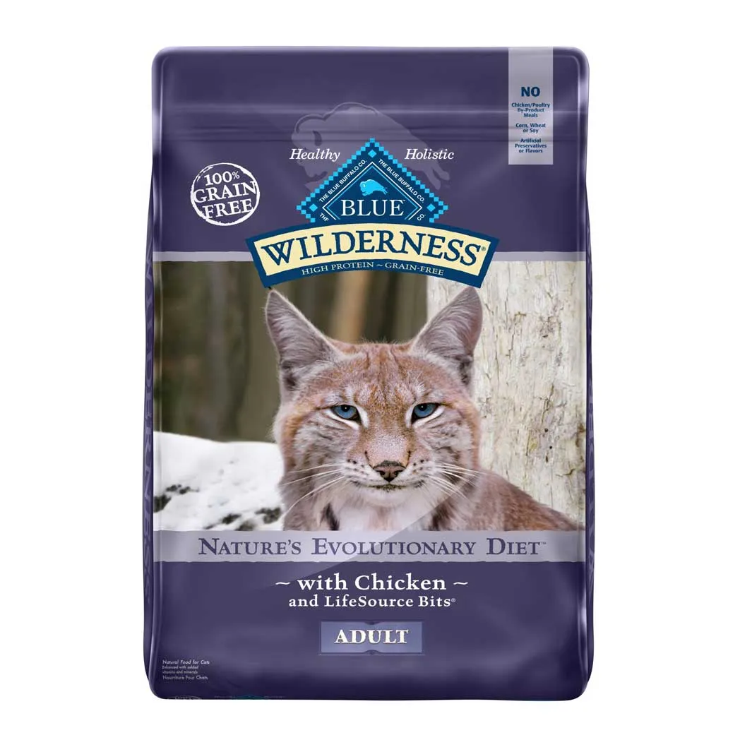 Blue Buffalo Wilderness Grain Free Chicken Recipe Dry Cat Food