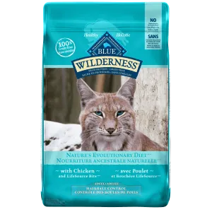 BLUE Wilderness Grain Free Hairball Control Adult Dry Cat Food