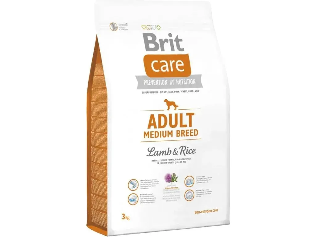 Brit Care Adult Medium Breed Lamb & Rice 3 kg