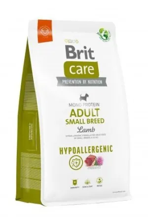 Brit Care Hypoallergenic Adult Small Breed Lamb&Rice - Dry Dog Food - 3 Kg