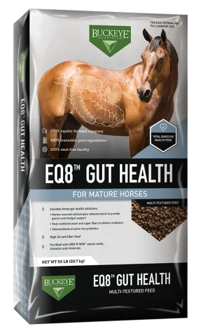 BUCKEYE EQ8 GUT HEALTH HORSE FEED