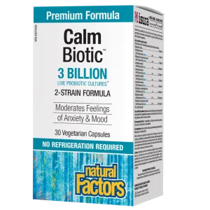 Calm Biotic®  3 Billion Live Probiotic Cultures Vegetarian Capsules