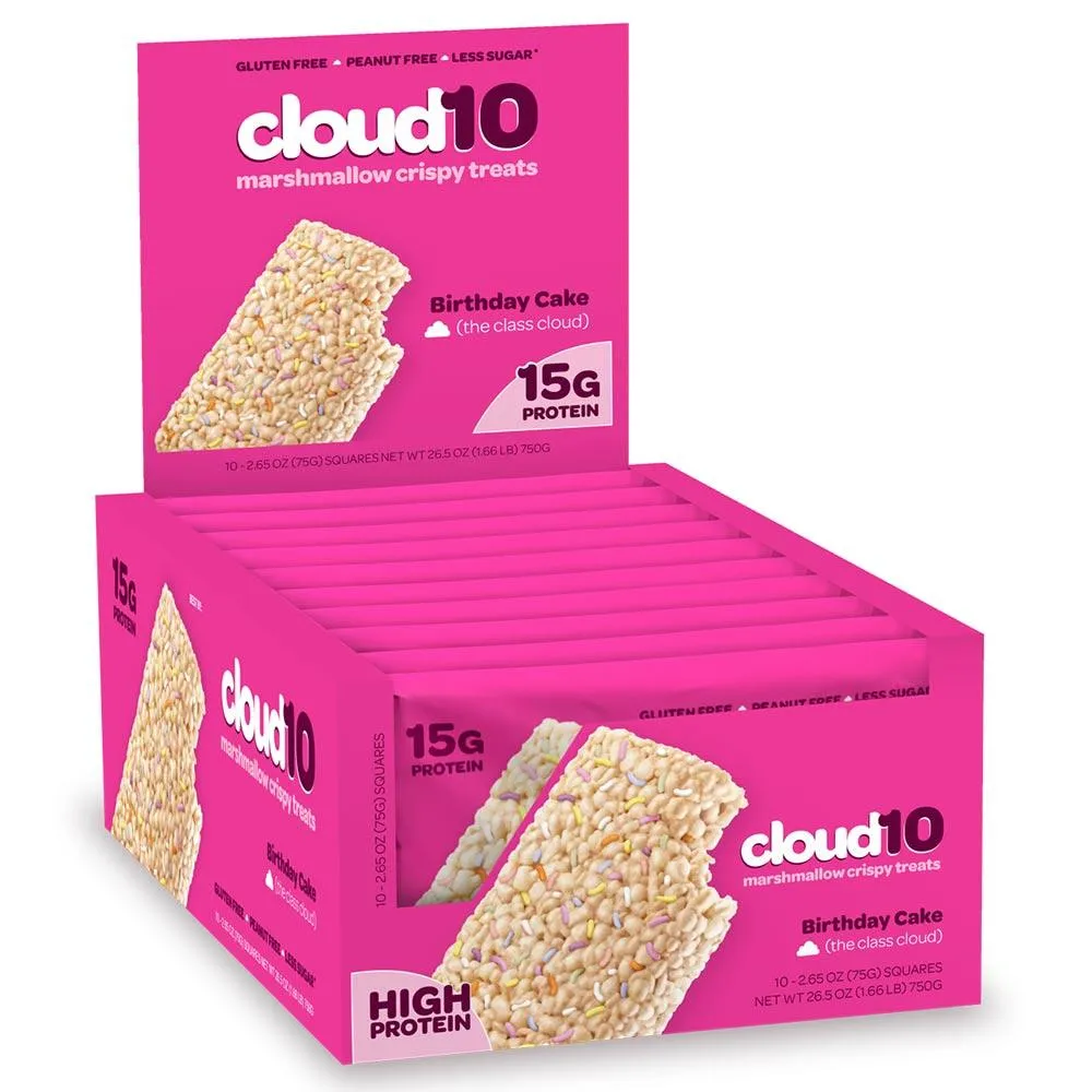 Cloud10 Marshmallow Crispy Treats 10/Box