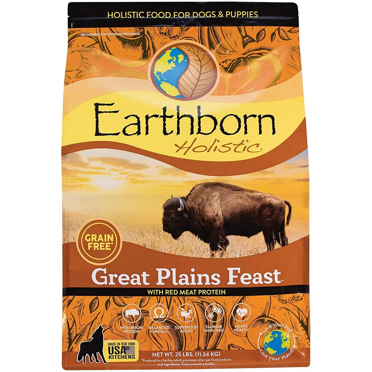 EarthBorn Great Plains Feast Dog Food 25lb