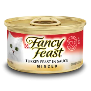 Fancy Feast Minced Turkey Feast in Sauce Wet Cat Food