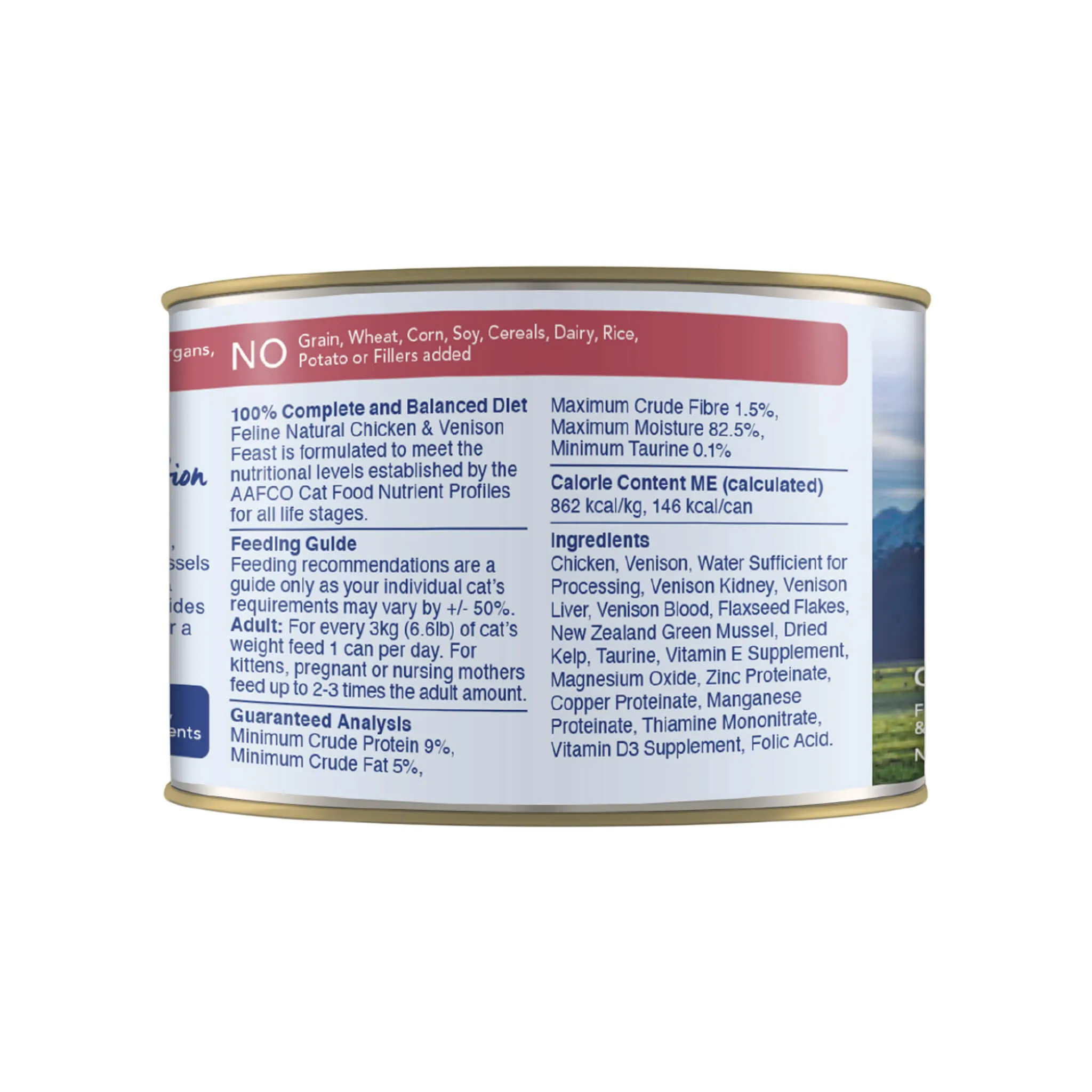 Feline Natural Grain-Free Canned Wet Cat Food