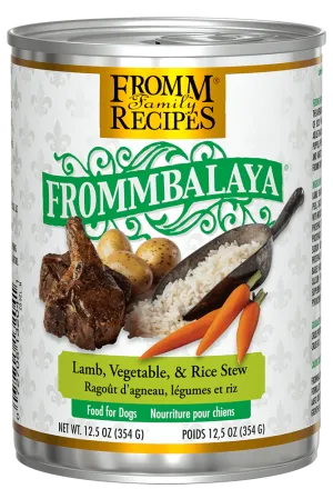 Frommbalaya Lamb, Rice, & Vegetable Stew Wet Dog Food from Fromm, 12.5oz can