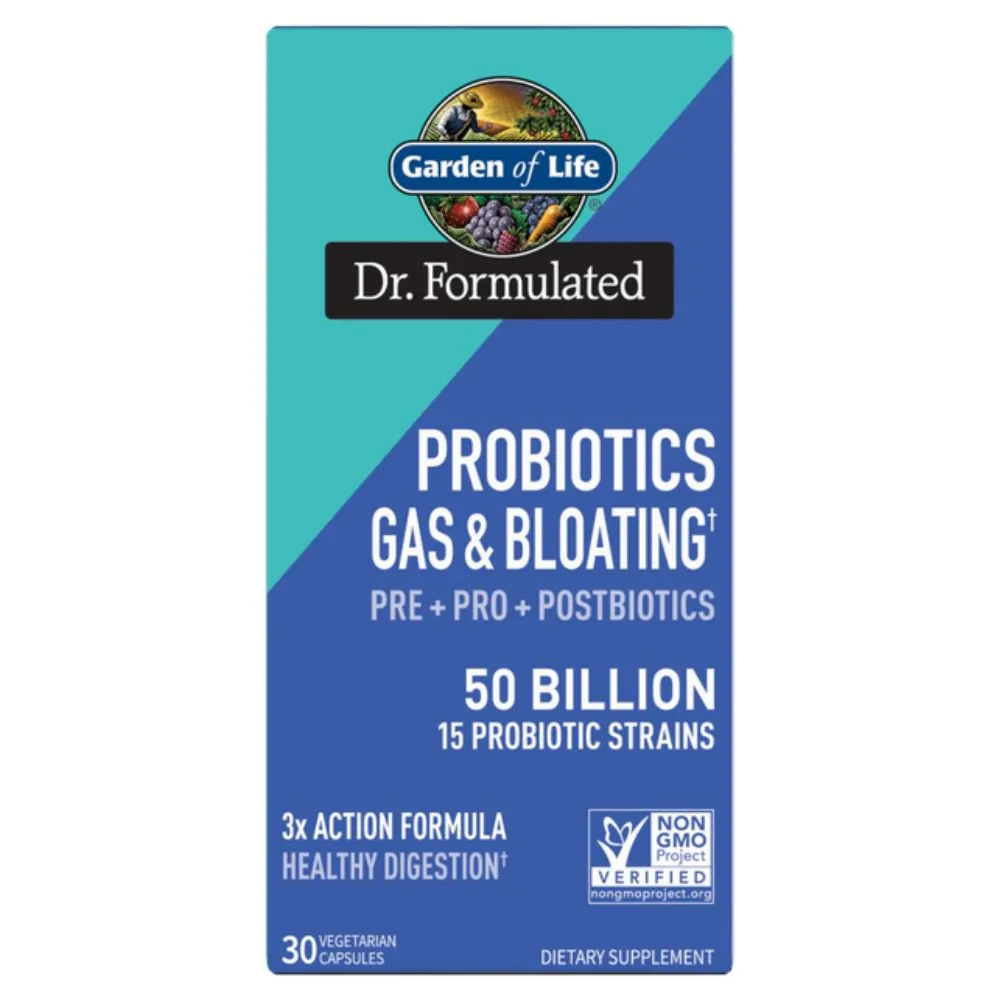 Garden of Life Dr Formulated Probiotic Bloating & Gas 30ct