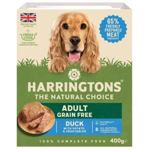 Harringtons 400g Duck & Veg Adult Wet Dog Food