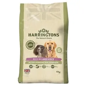 Harringtons Dog Active Worker Lamb - 15 kg