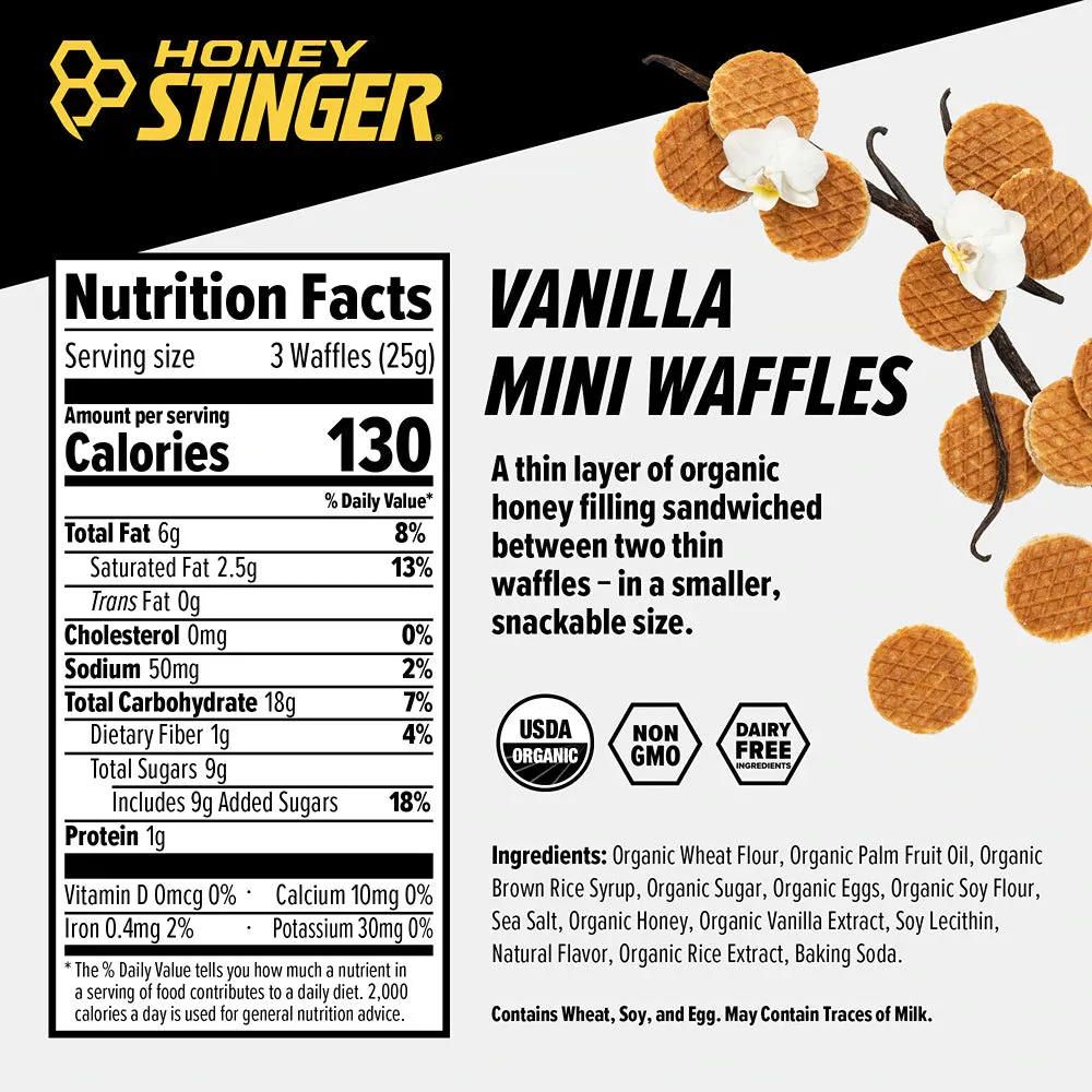 Honey Stinger Mini Waffles - Vanilla