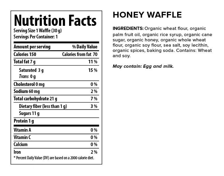 Honey Stinger Organic Waffle - Honey