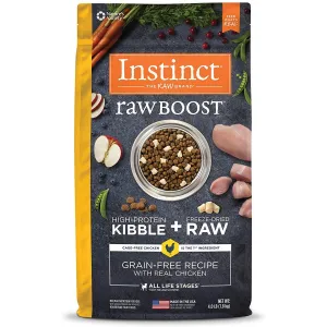 Instinct Raw Boost Grain-Free Chicken Dry Dog Food 4lb