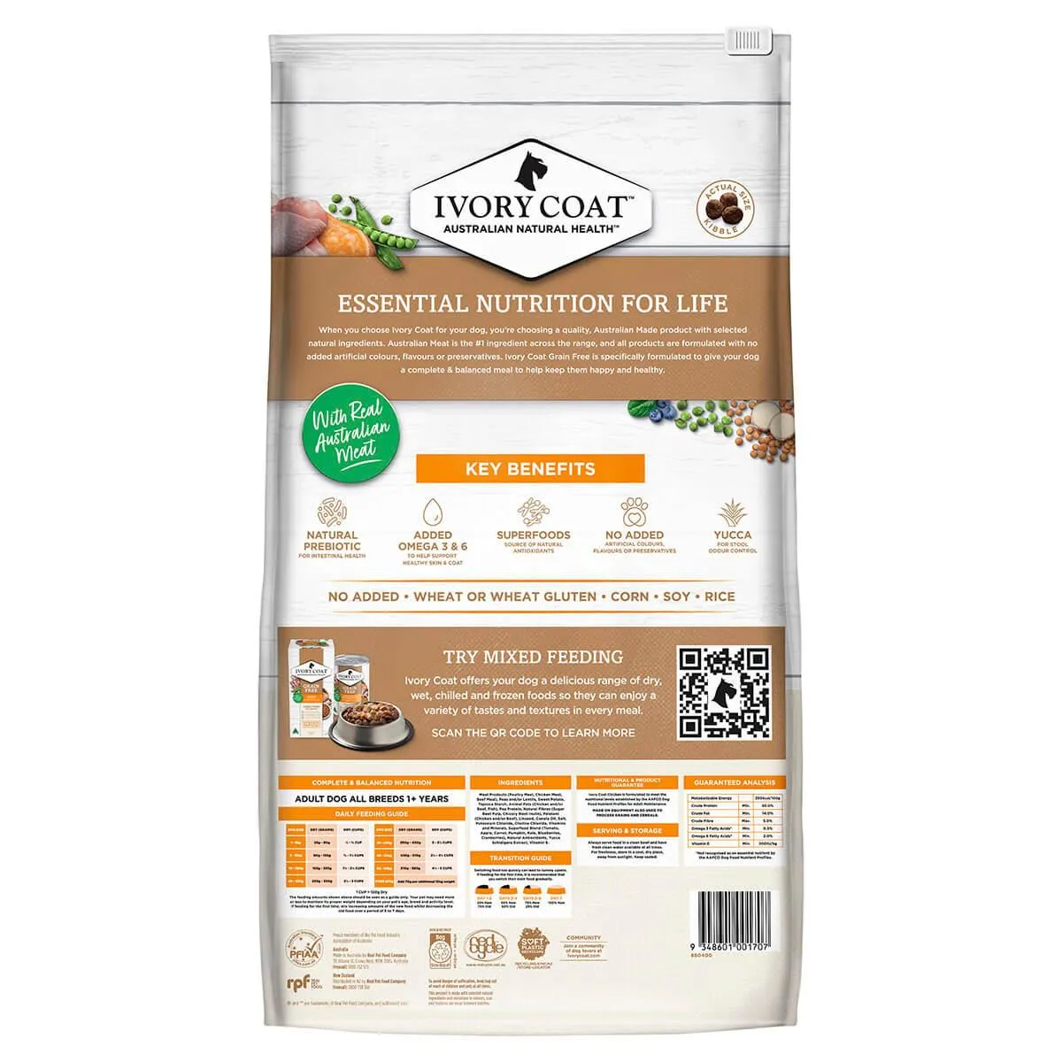 Ivory Coat Grain Free Adult Chicken Dry Dog Food