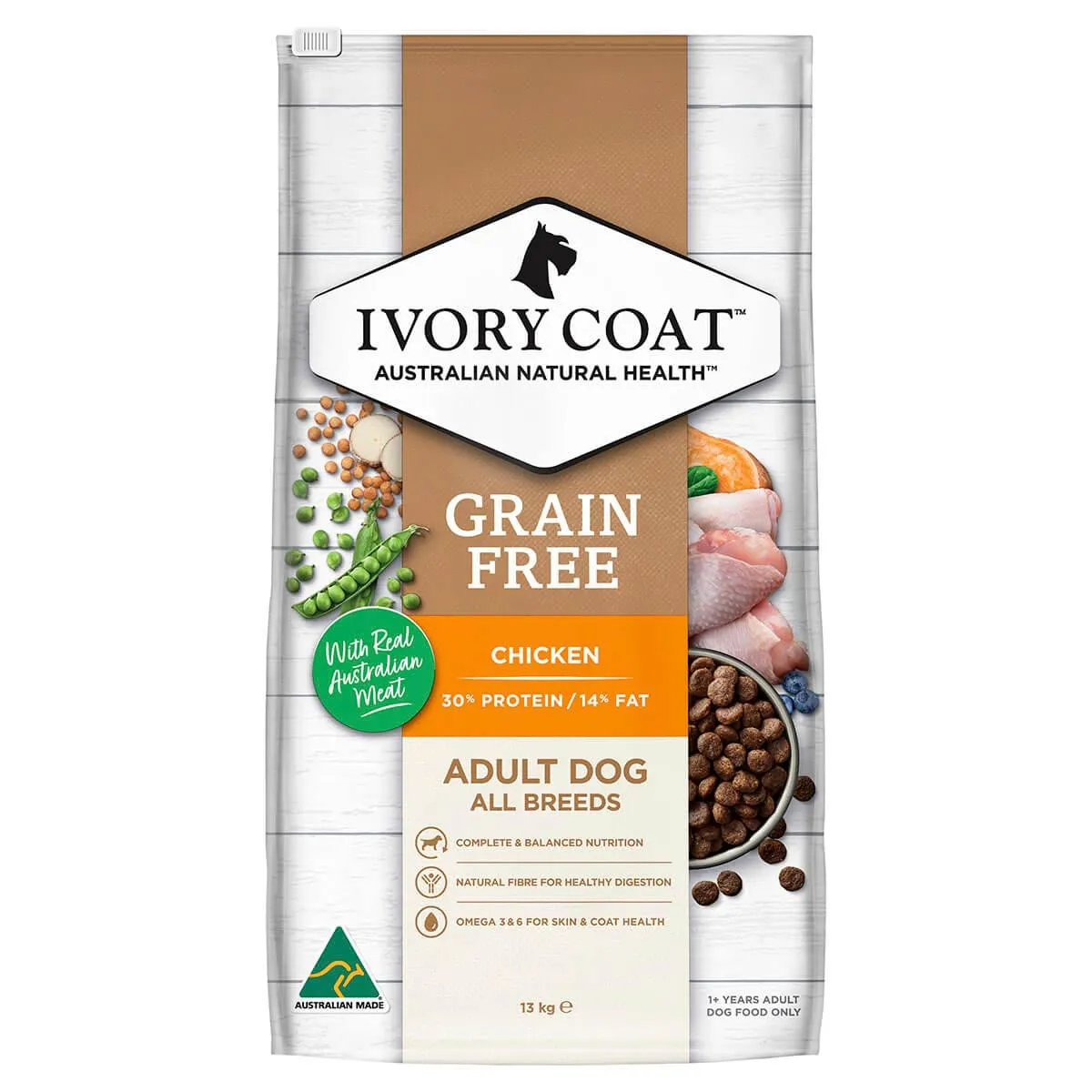 Ivory Coat Grain Free Adult Chicken Dry Dog Food