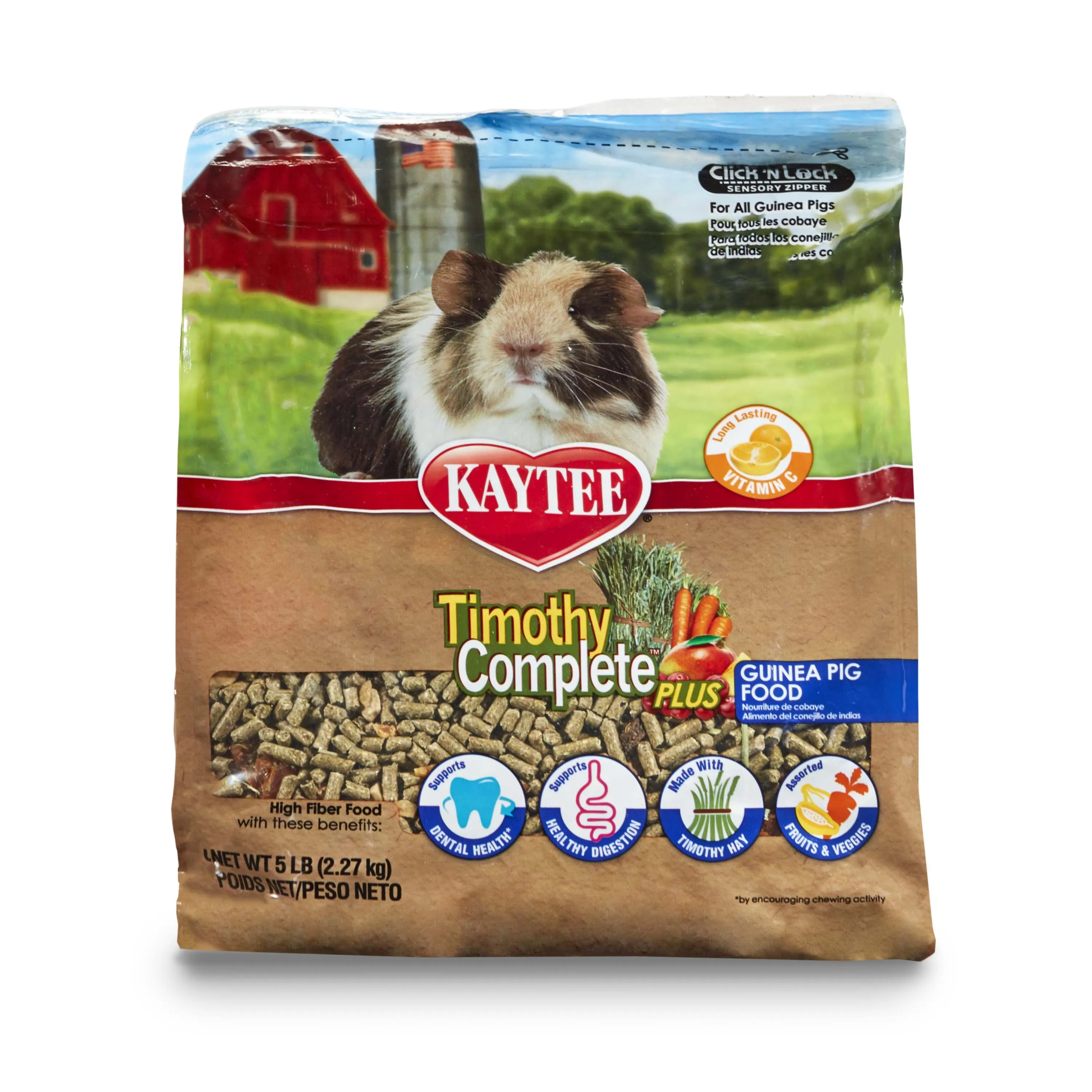 Kaytee Timothy Complete Guinea Pig Food - Plus Fruits & Vegetables