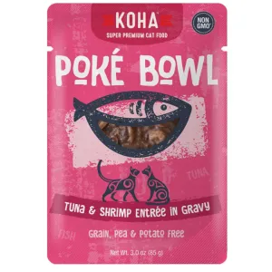 KOHA Poké Bowl Tuna & Shrimp in Gravy Wet Cat Food