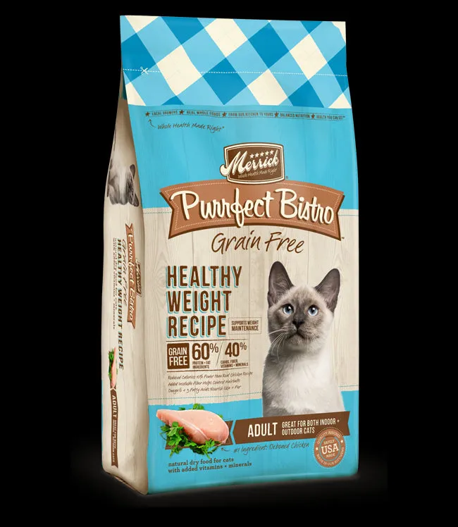 Merrick Purrfect Bistro Grain Free Healthy Weight Recipe 7lb