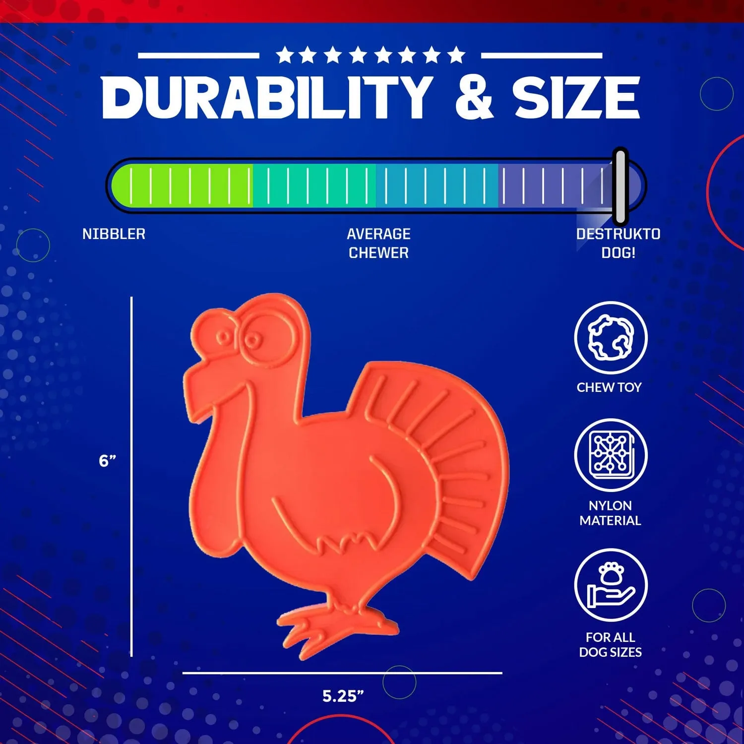 MKB Turkey Ultra Durable Nylon Chew