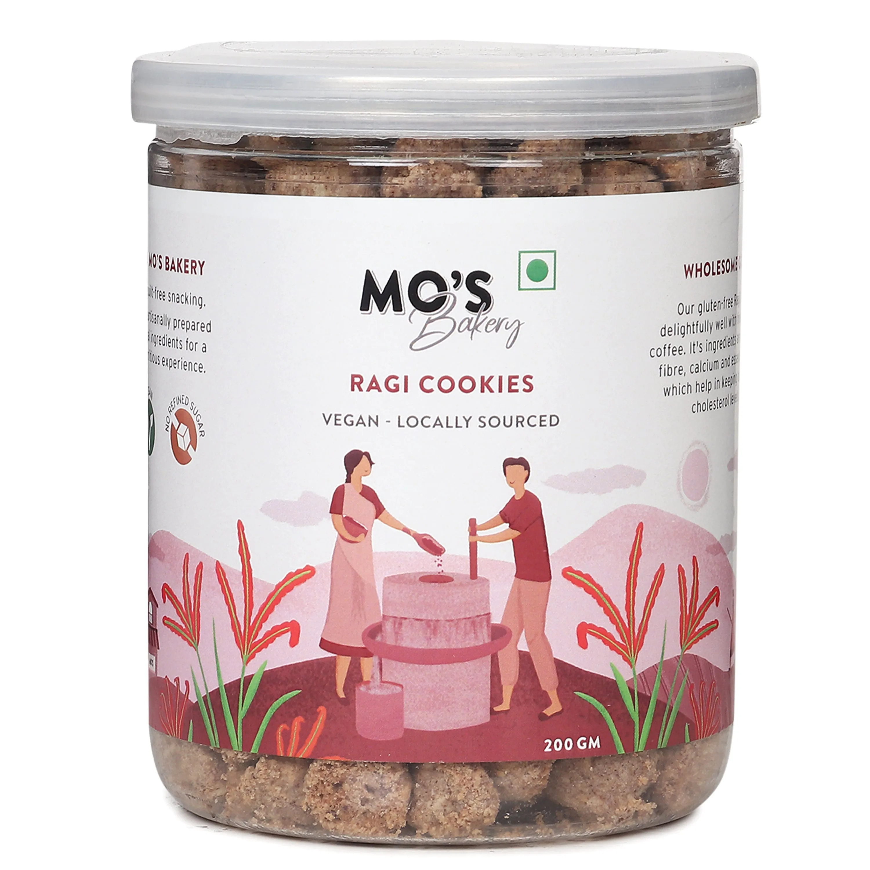 Mo's Bakery Ragi Cookies Blue Gift Box