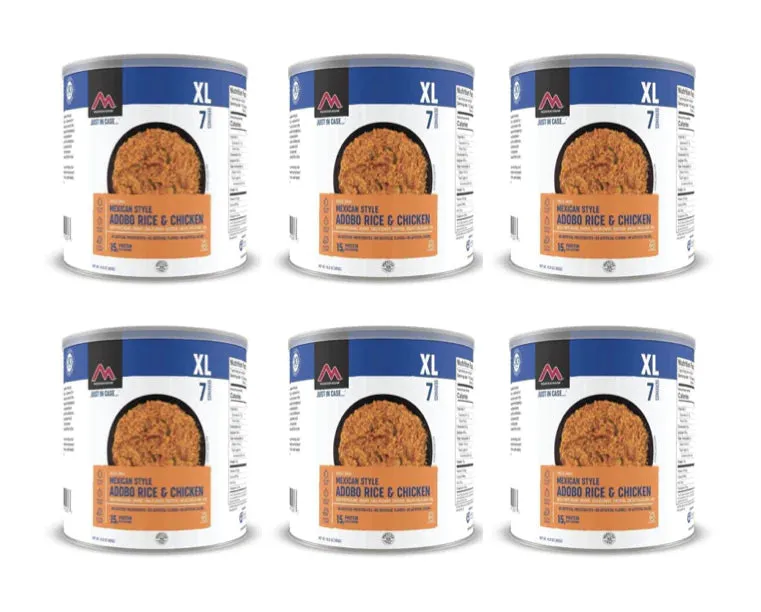 Mountain House Bulk Freeze-Dried Meals (60 Cans) | 12 Weeks of Emergency Food Storage: