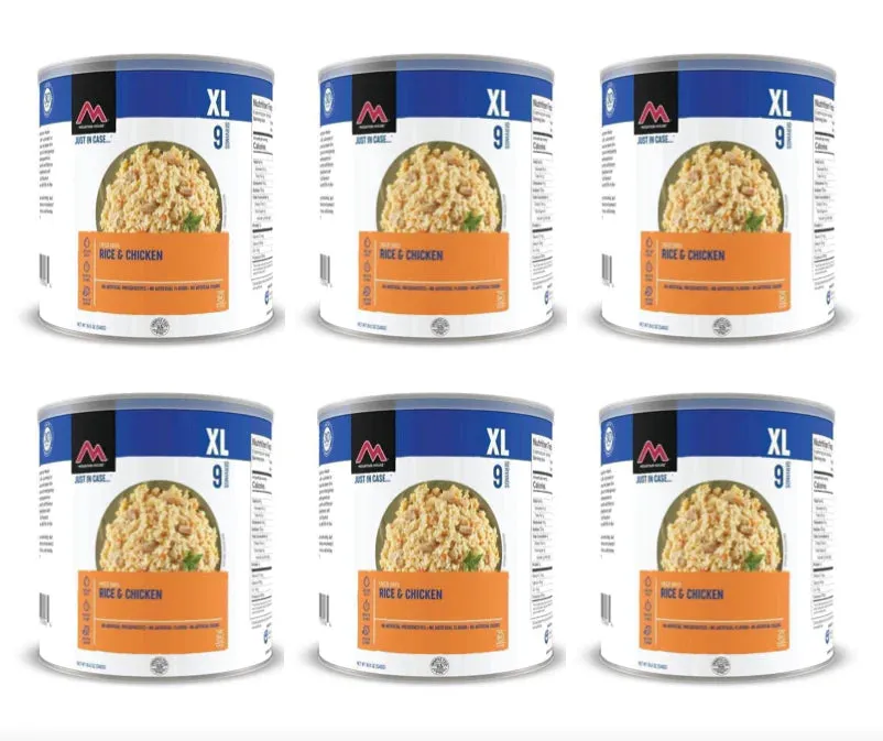 Mountain House Bulk Freeze-Dried Meals (60 Cans) | 12 Weeks of Emergency Food Storage: