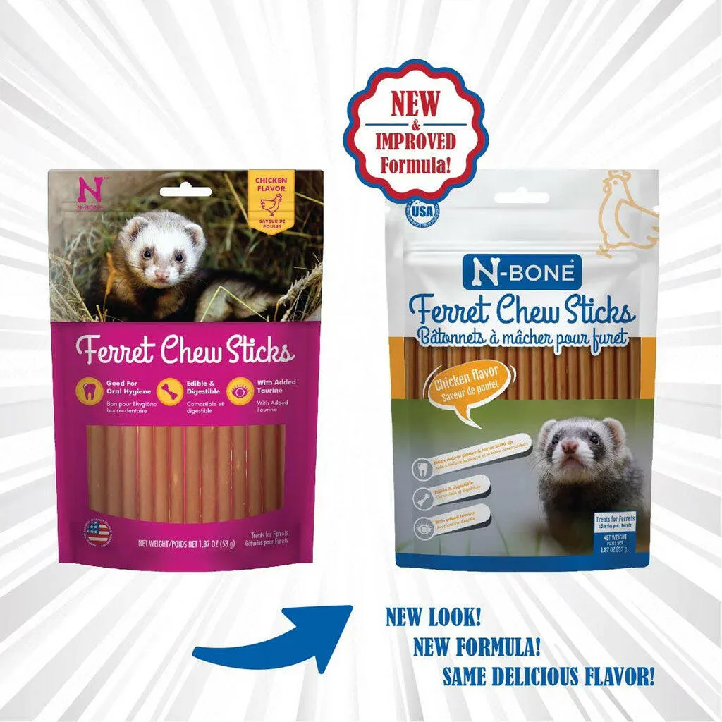 N-Bone Ferret Chew Sticks, 1.87-oz