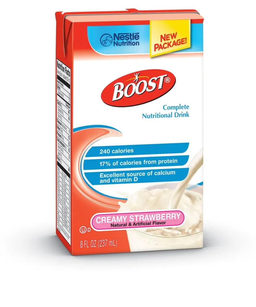 Nestle Boost Complete Nutritional drink: Strawberry, 27 Count