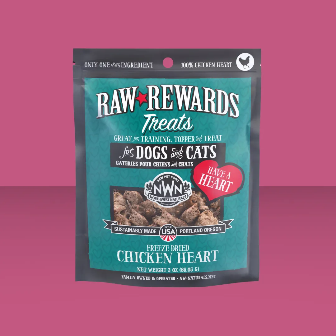 Northwest Naturals FD Treats Chicken Heart 3oz