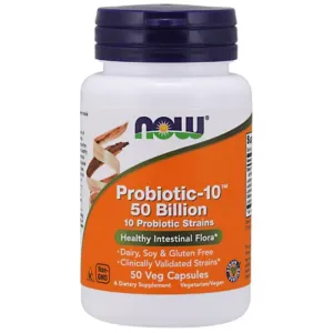 Now Foods Probiotic-10 50 Billion 50 Capsules