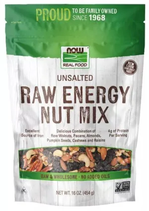 Now Foods Raw Energy Nut Mix Unsalted 1 lbs