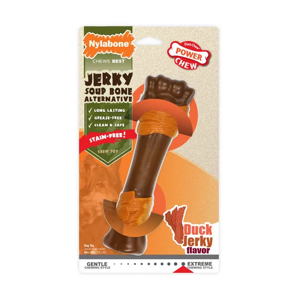 Nylabone Power Chew Jerky Soup Bone - Chew Toy