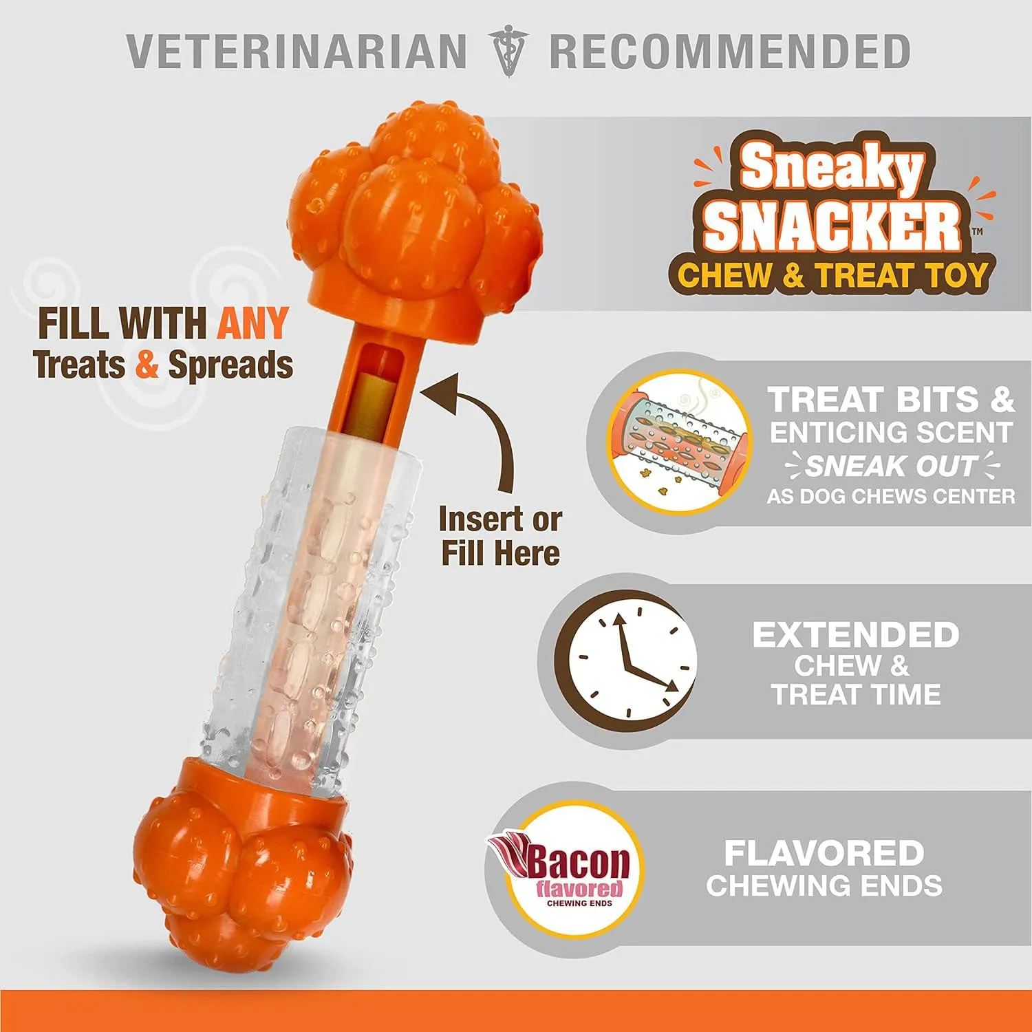 Nylabone Sneaky Snacker Chew & Treat