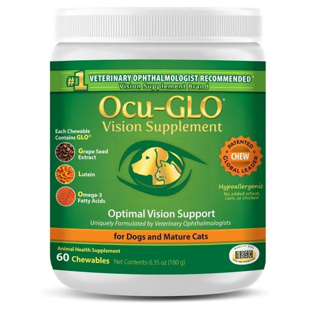 Ocu-GLO Vision Soft Chews for Dogs and Mature Cats