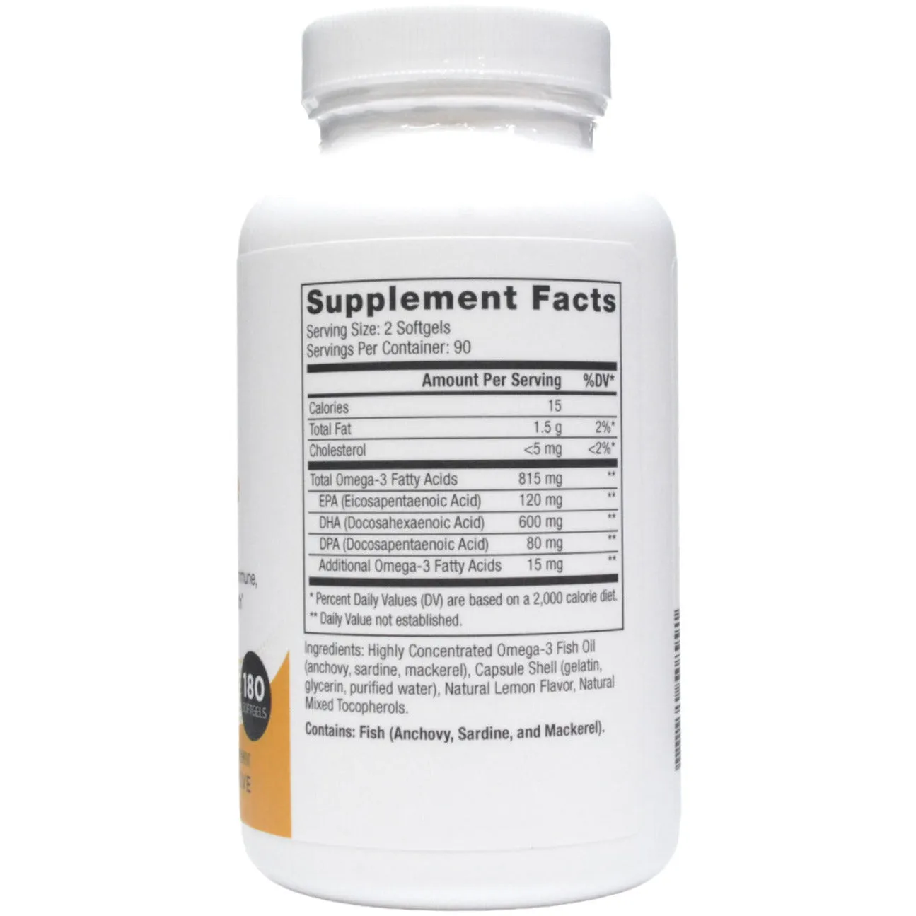 Omega Pure DHA 600 180 Softgels by Nutri-Dyn