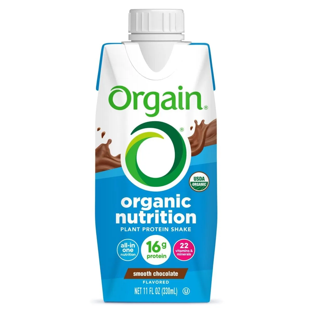 Orgain® Organic Nutrition™ Vegan All-in-One Protein Shake, Chocolate 11 oz