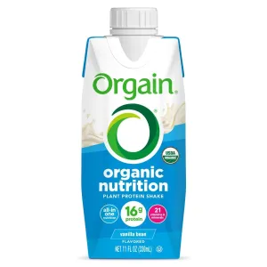 Orgain® Organic Nutrition™ Vegan All-in-One Protein Shake, Vanilla Bean, 11 oz