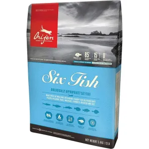 Orijen 5.4kg Six Fish Cat & Kitten Food