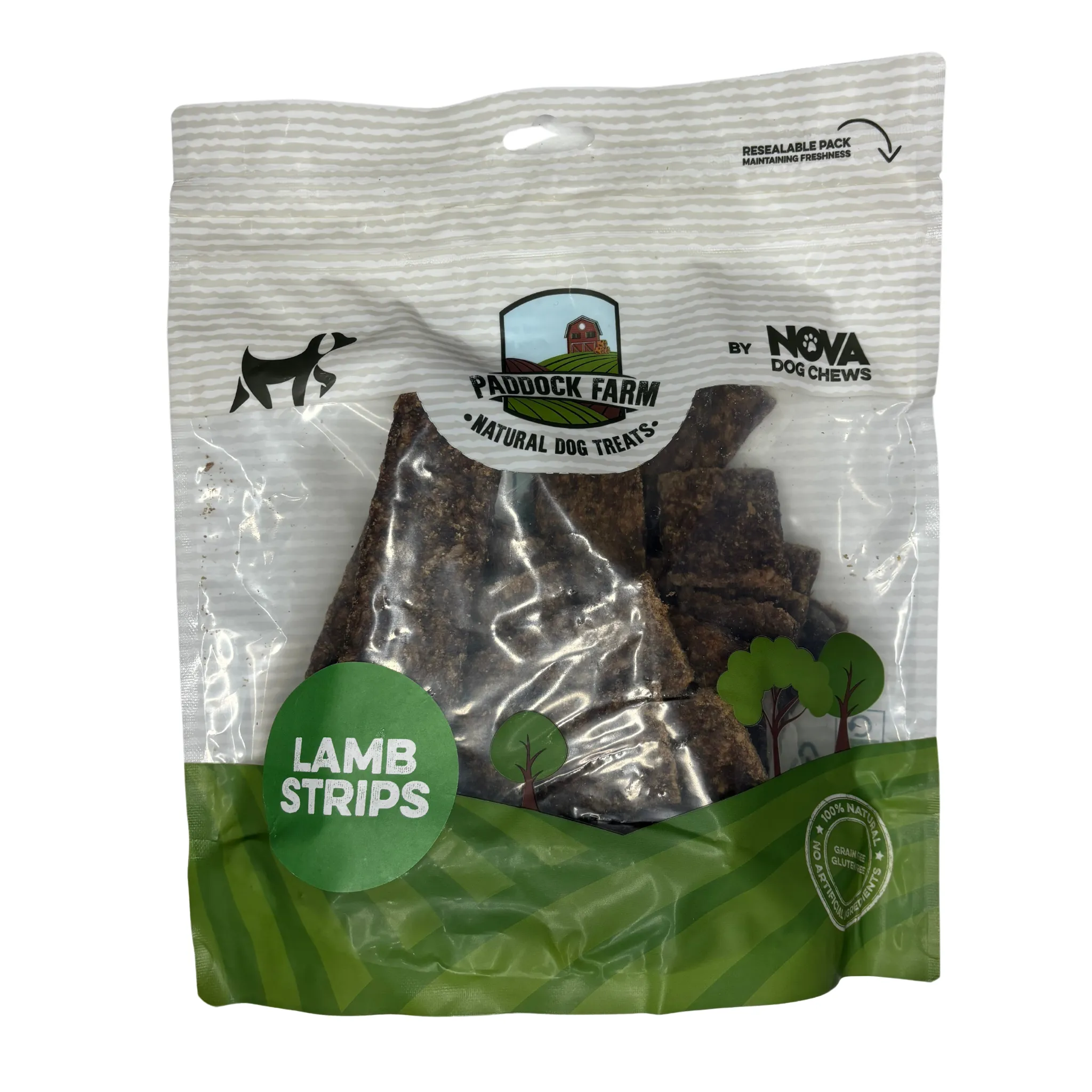 Paddock Farm 100% Natural Meat Strips For Dogs 500g