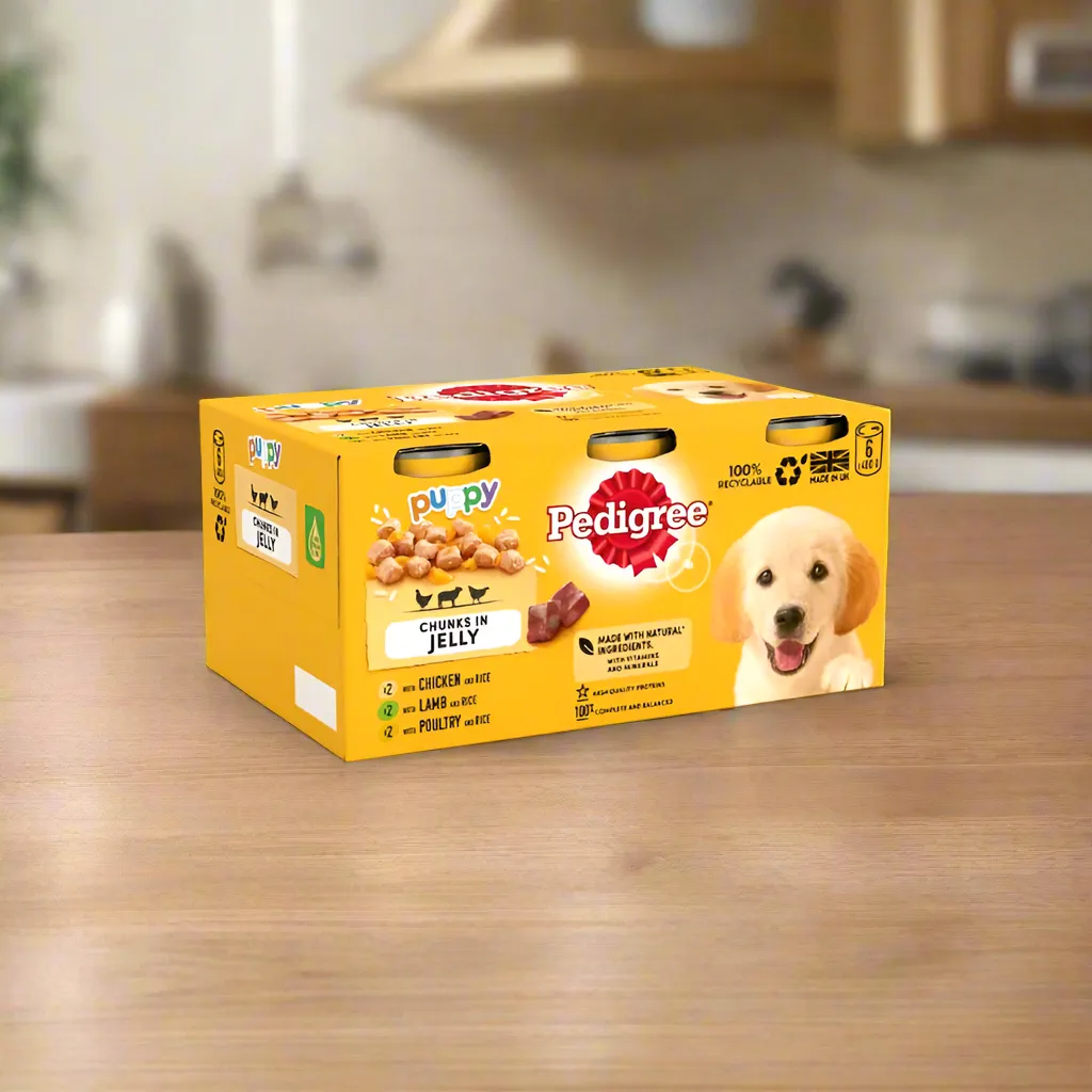 Pedigree Tin Puppy Selection Jelly 400gm (Pack of 6)