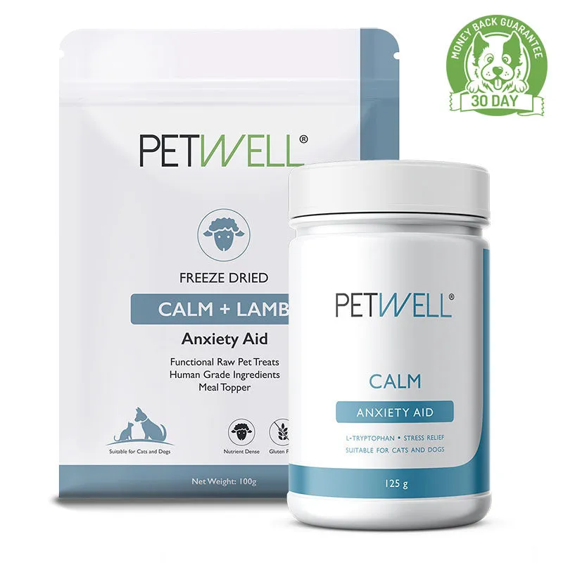 PetWell CALM – Anxiety Aid Supplement   Treat Pack